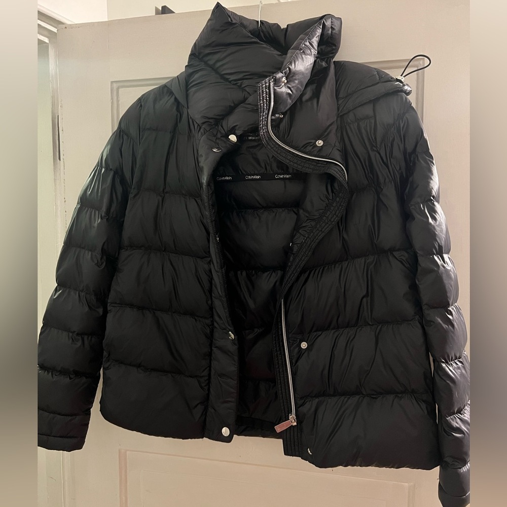 Black Calvin Klein Puffer jacket